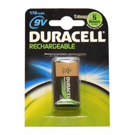 Duracell Oppladbart 9V batteri 170 mAh